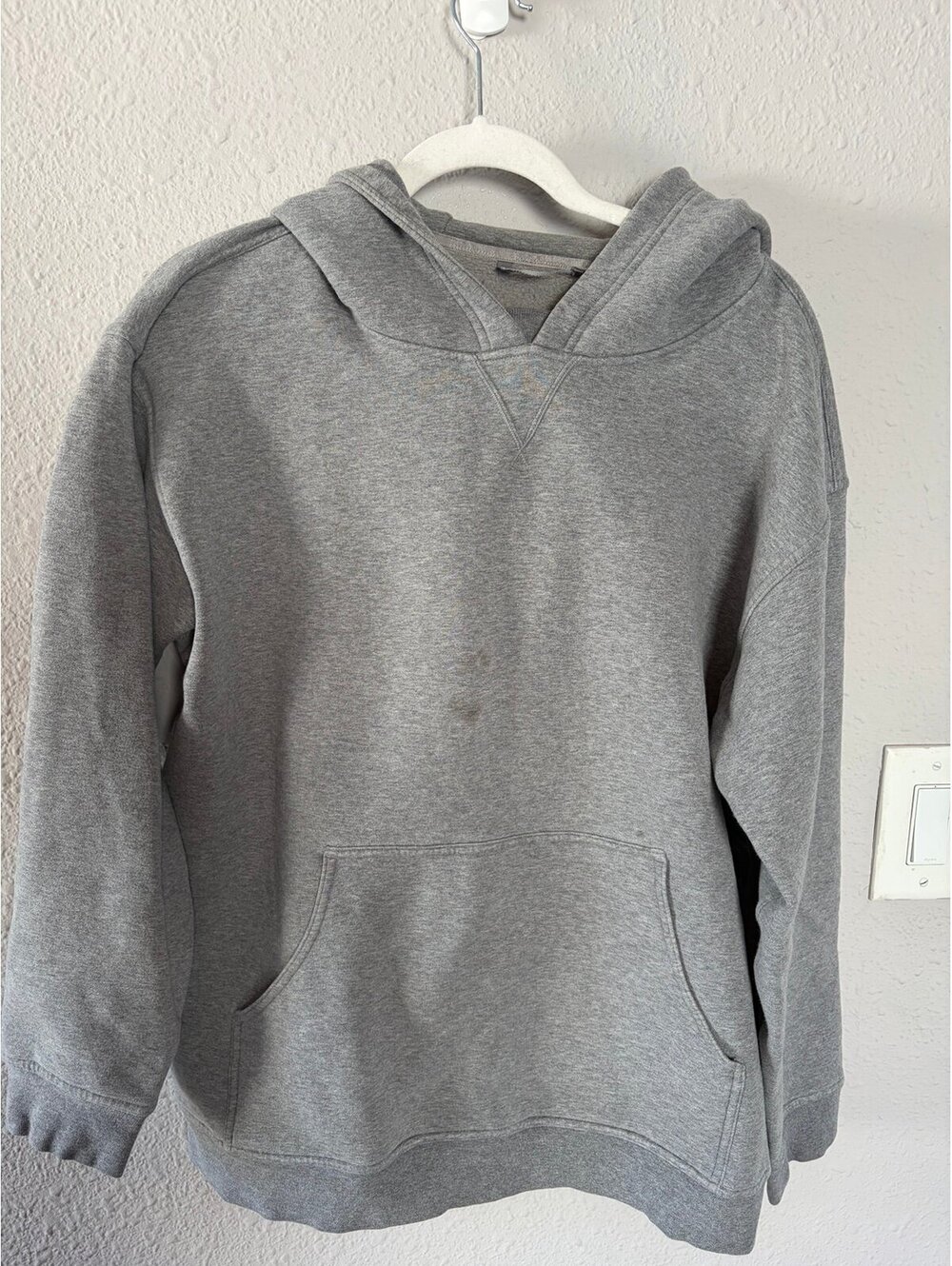 Lululemon All Yours Hoode *Fleece Heathered Core Medium Grey size 10. $108 retai